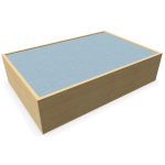 Grow.Upp houten podium Rechthoek