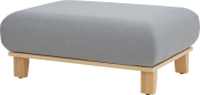 Chillax hocker, kunstleer, Poederbeige (KF31)