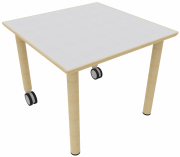 Tabulo Hoge tafel voor hoge zitbank 120 x 120 cm