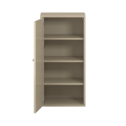Pureo Kast met deur decor B 50 x H 100 x D 42 cm, strandbeige