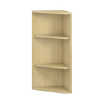 Pureo Hoekkast fineer B 50 x H 100 x D 50 cm