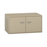 Pureo Kast met dubbele deur decor B 100 x H 50 x D 60 cm, strandbeige