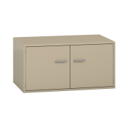 Pureo Kast met dubbele deur en rolbodem decor B 100 x H 50 x D 60 cm, strandbeige