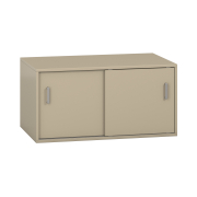 Pureo Kast met schuifdeuren decor B 100 x H 50 x D 60 cm, strandbeige