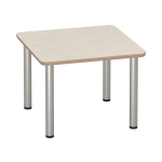 Tabulo Vierkante tafel 80 x 80 cm, metalen poten