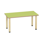Tabulo Rechthoekige tafel 120 x 60 cm, houten poten