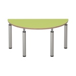 Tabulo Halfronde tafel Ø 120 cm, verstelbare poten 46-59 cm