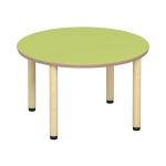Tabulo Ronde tafel Ø 100 cm, houten poten