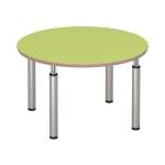 Tabulo Ronde tafel Ø 100 cm, verstelbare poten 46-59 cm