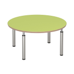 Tabulo Ronde tafel Ø 120 cm, verstelbare poten 46-59 cm