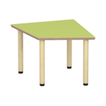 Tabulo Klaverblad tafel, houten poten