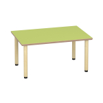 Tabulo Rechthoekige tafel 120 x 80 cm, houten poten