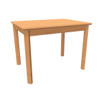 Forma Rechthoekige tafel 80 x 60 cm
