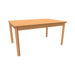 Forma Rechthoekige tafel 120 x 80 cm