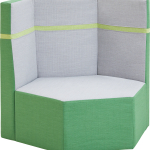 Grow.Upp Podium Zeshoek met 3 rugleuningen