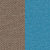 Korpus: Nogabruin (CW30) - Zitvlak: Noors blauw (CW01)