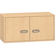 Pureo Ophangkast met dubbele deur decor B 100 x H 50 x D 42 cm in ahorn