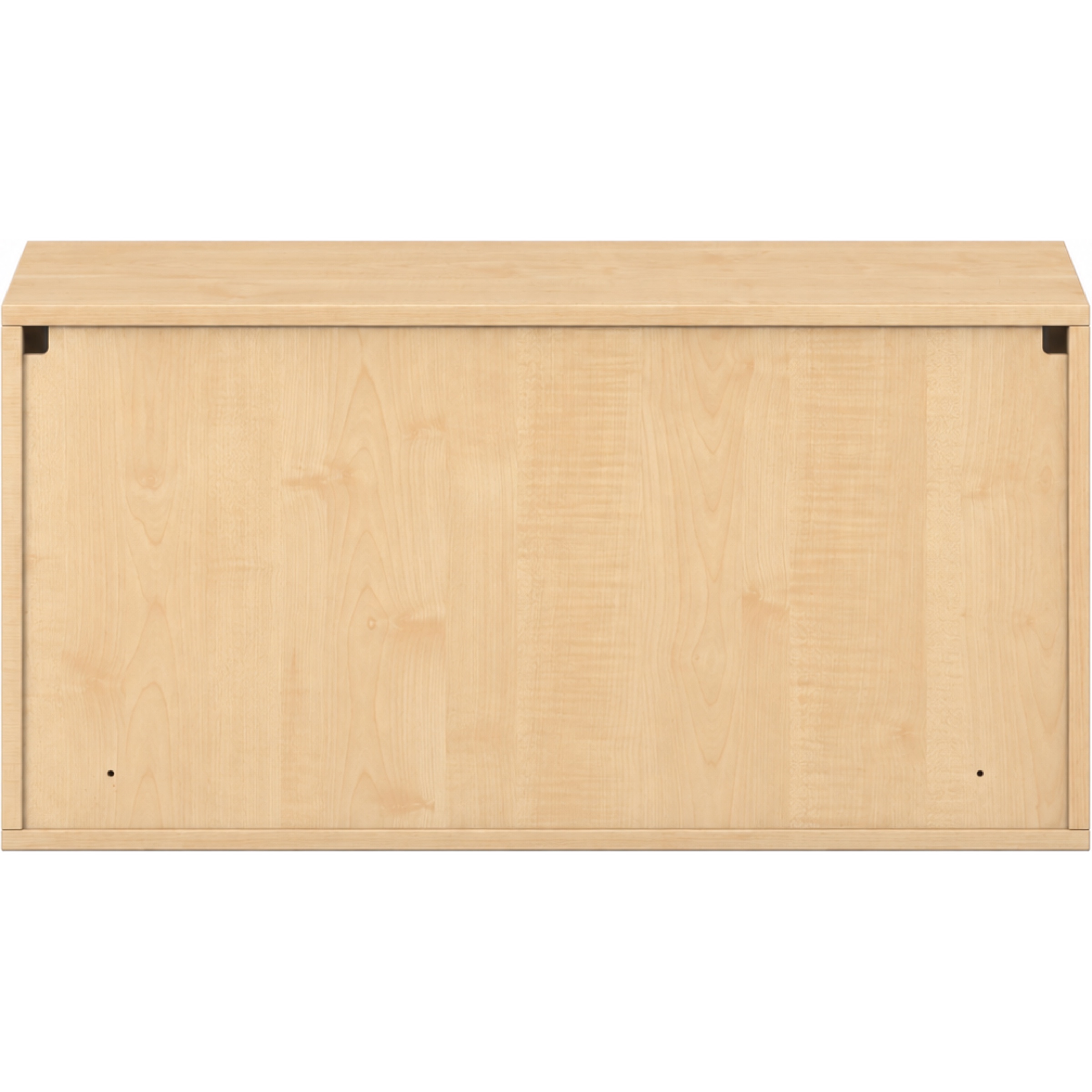 Pureo Ophangkast met dubbele deur decor B 100 x H 50 x D 42 cm in ahorn – aanzicht 4