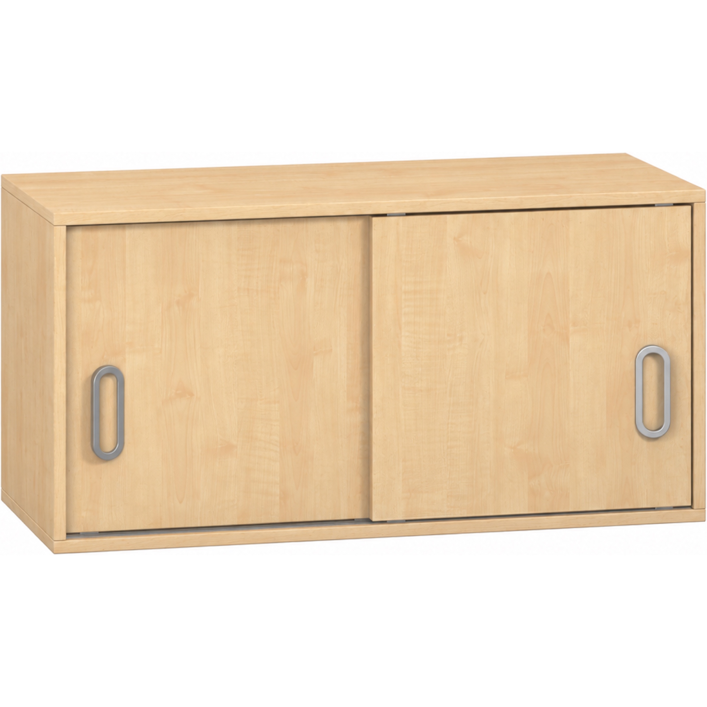 Pureo Ophangkast met schuifdeuren decor B 100 x H 50 x D 42 cm in ahorn
