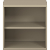 Pureo Schappenkast open decor B 50 x H 50 x D 42 cm in strandbeige – aanzicht 2