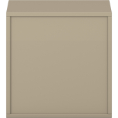 Pureo Schappenkast open decor B 50 x H 50 x D 42 cm in strandbeige – aanzicht 3