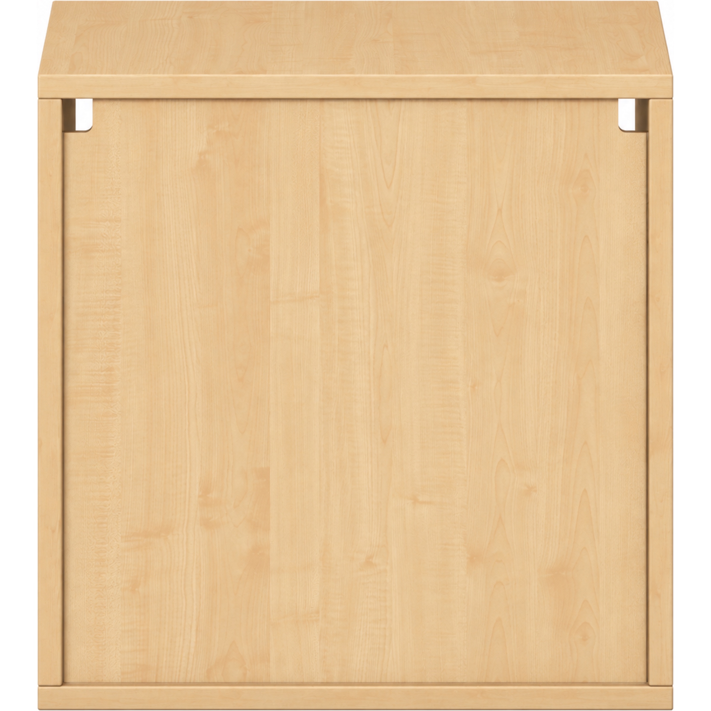 Pureo Ophangkast open decor B 50 x H 50 x D 42 cm in ahorn – aanzicht 3