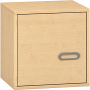Pureo Ophangkast met deur decor B 50 x H 50 x D 42 cm in ahorn