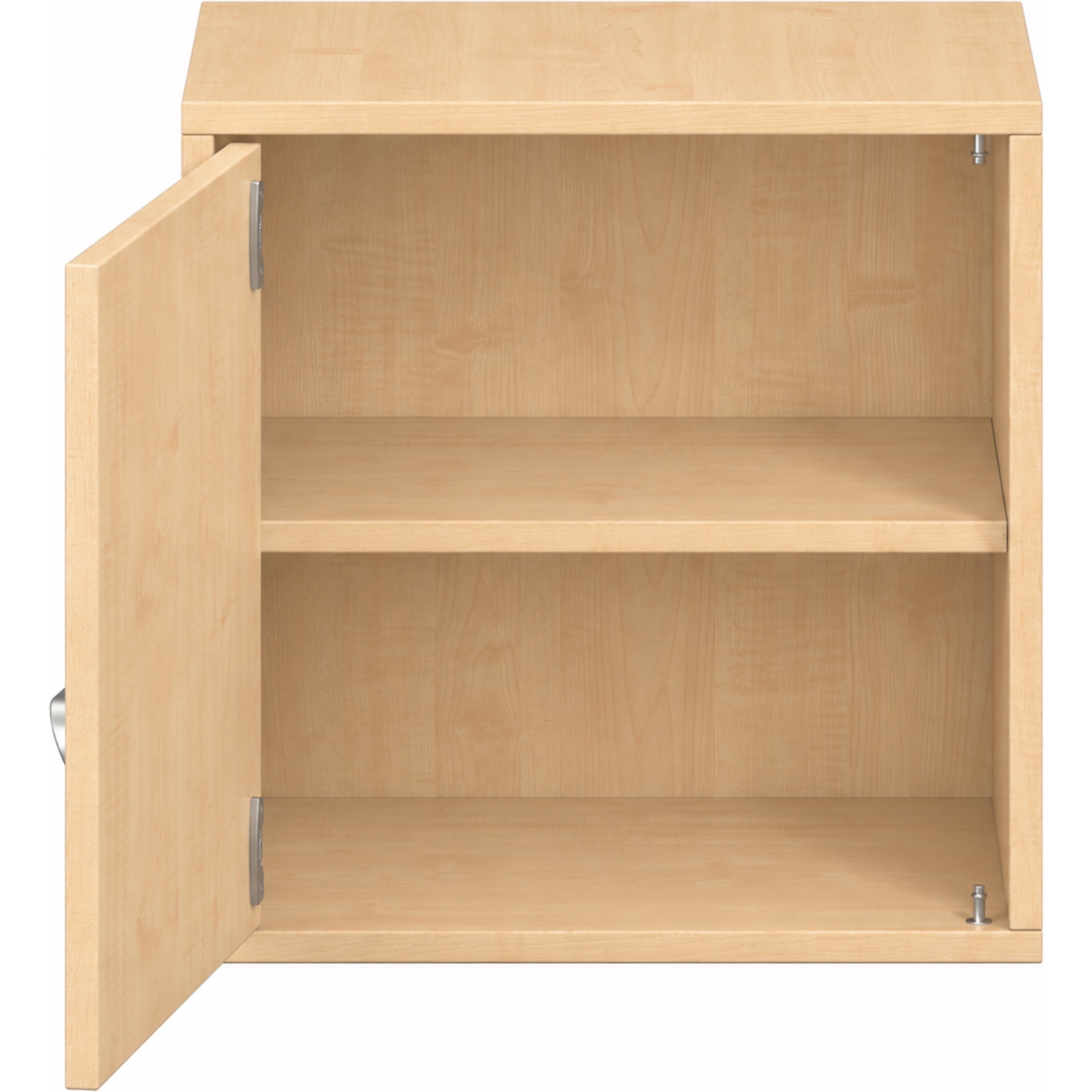 Pureo Ophangkast met deur decor B 50 x H 50 x D 42 cm in ahorn – aanzicht 3