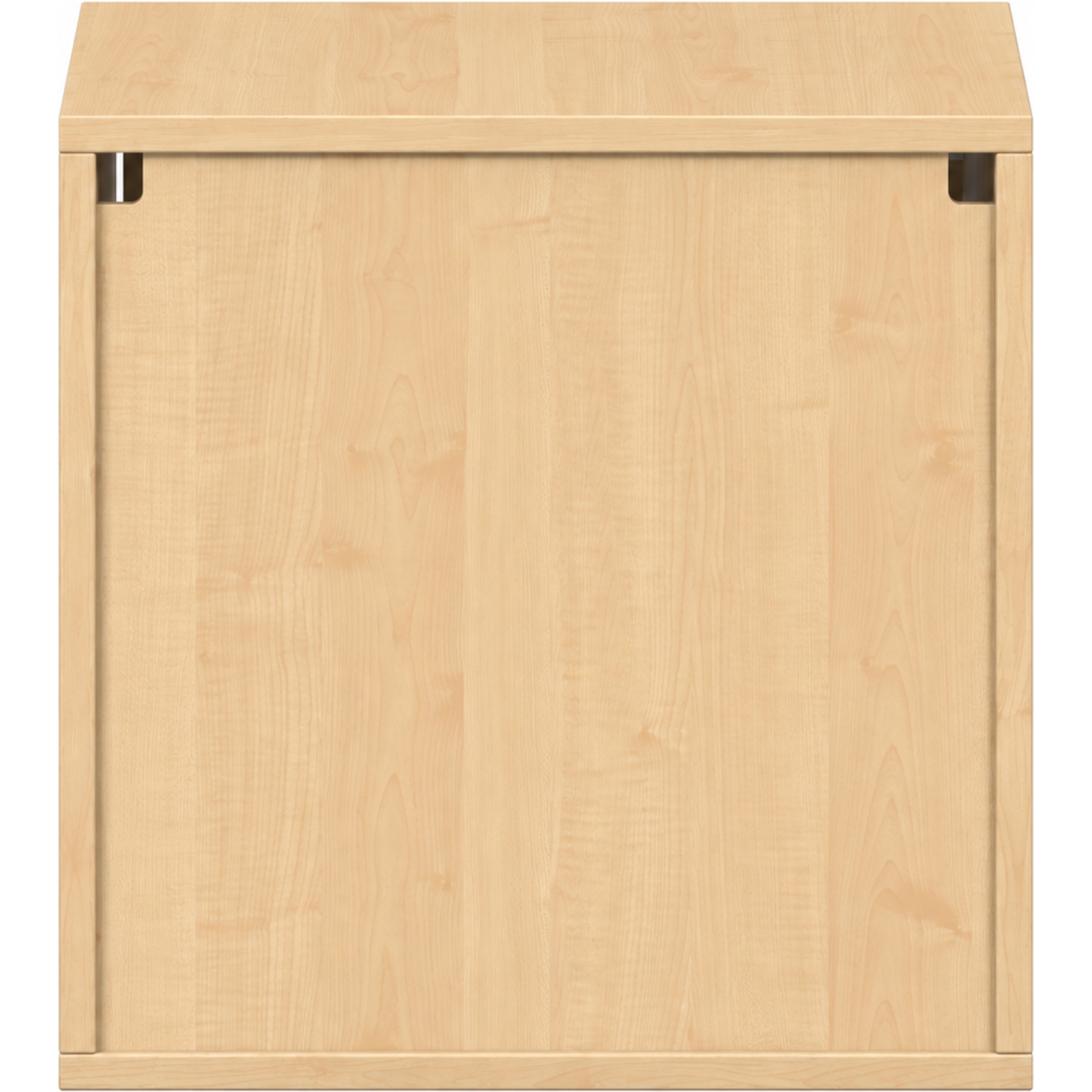 Pureo Ophangkast met deur decor B 50 x H 50 x D 42 cm in ahorn – aanzicht 4