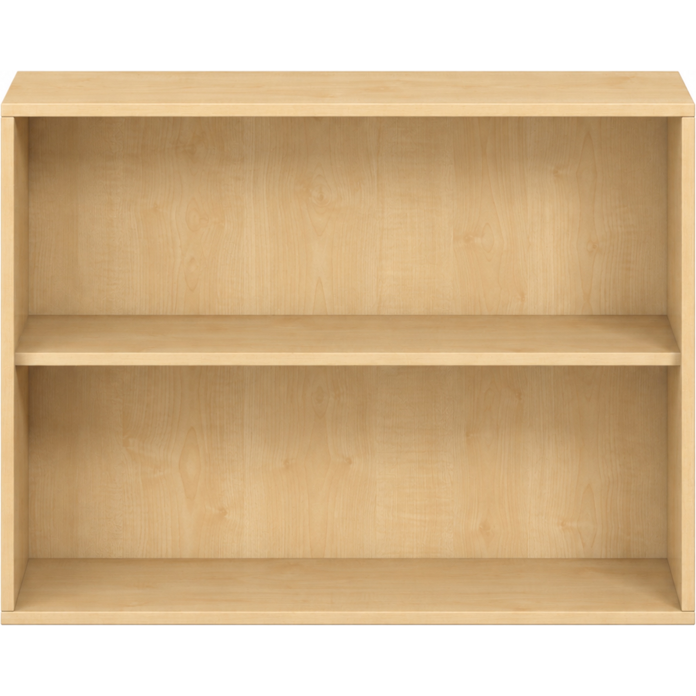 Pureo Schappenkast open decor B 100 x H 75 x D 42 cm in ahorn – aanzicht 2