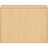 Pureo Schappenkast open decor B 100 x H 75 x D 42 cm in ahorn – aanzicht 3