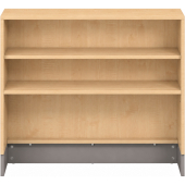 Pureo Kast voor rolbakken decor B 100 x H 87,5 x D 42 cm in ahorn – aanzicht 2