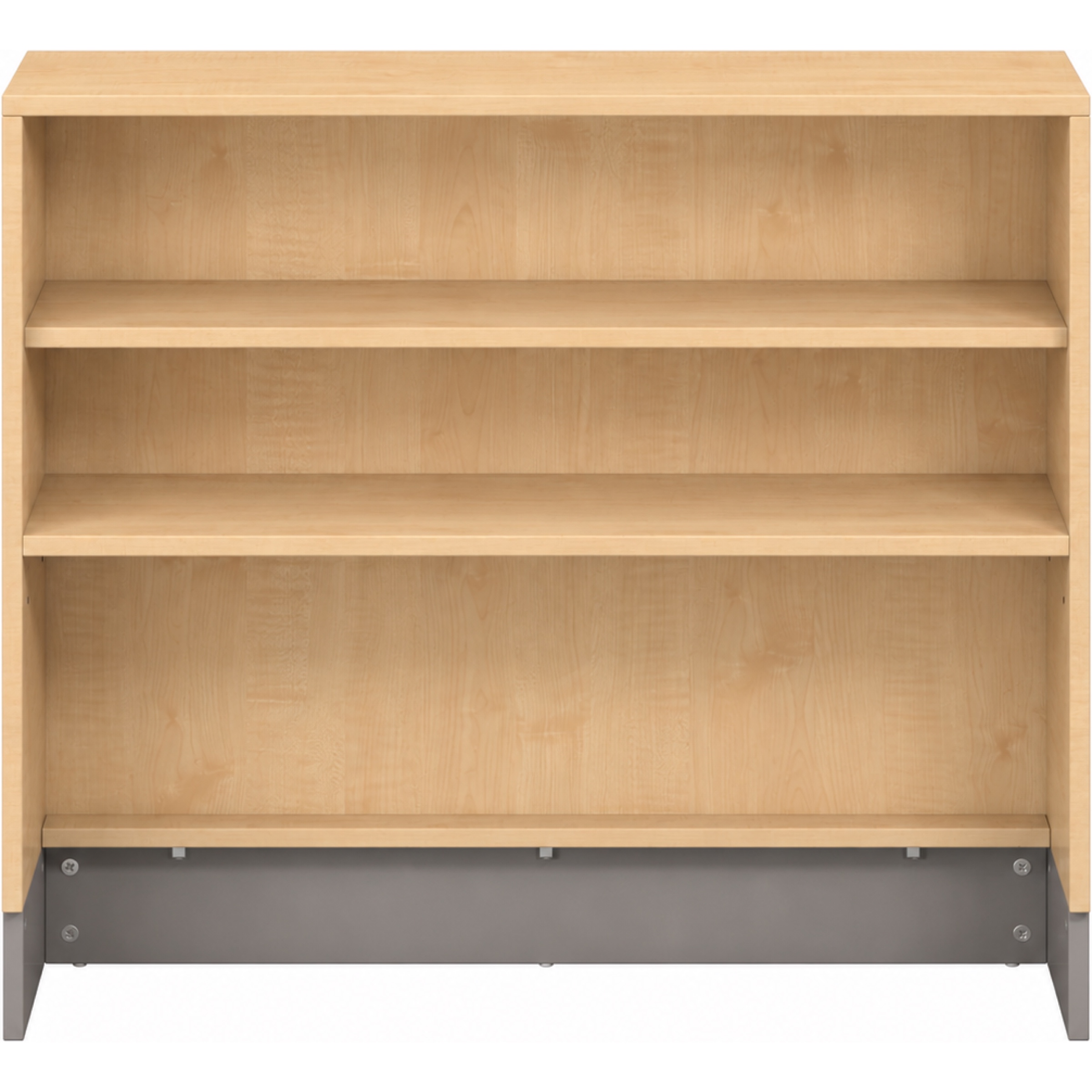 Pureo Kast voor rolbakken decor B 100 x H 87,5 x D 42 cm in ahorn – aanzicht 2