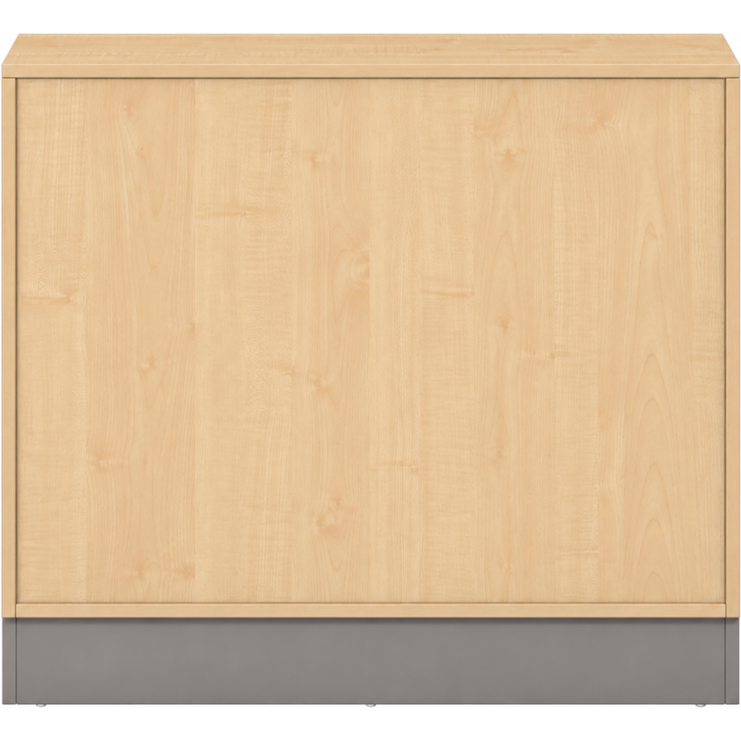 Pureo Kast voor rolbakken decor B 100 x H 87,5 x D 42 cm in ahorn – aanzicht 3