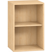 Pureo Schappenkast open decor B 50 x H 75 x D 42 cm in ahorn