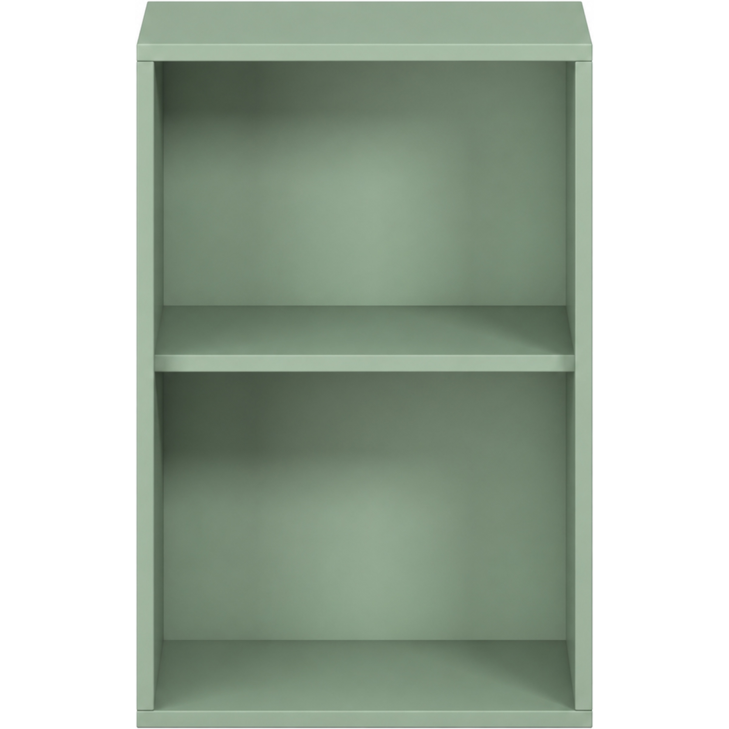 Pureo Schappenkast open decor B 50 x H 75 x D 42 cm in mint – aanzicht 2