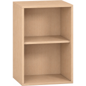 Pureo Schappenkast open decor B 50 x H 75 x D 42 cm in beuken