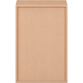 Pureo Schappenkast open decor B 50 x H 75 x D 42 cm in beuken – aanzicht 3