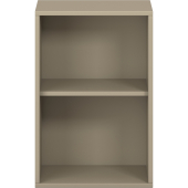 Pureo Schappenkast open decor B 50 x H 75 x D 42 cm in strandbeige – aanzicht 2