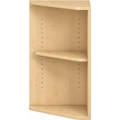 Pureo Hoekkast decor B 50 x H 75 x D 50 cm in ahorn – aanzicht 2