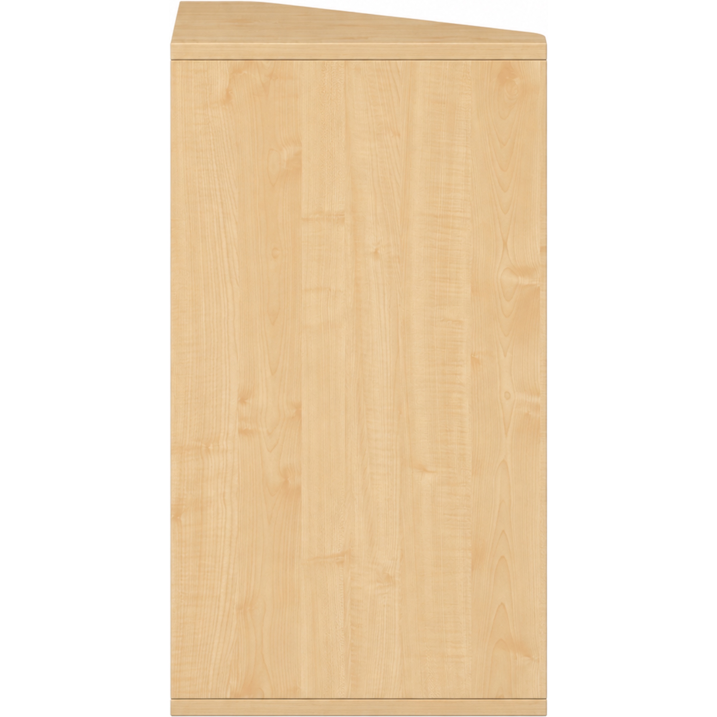 Pureo Hoekkast decor B 50 x H 75 x D 50 cm in ahorn – aanzicht 3