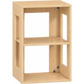 Pureo Kast open decor B 50 x H 75 x D 42 cm in ahorn