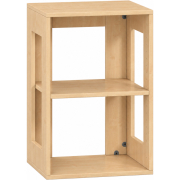 Pureo Kast open decor B 50 x H 75 x D 42 cm in ahorn