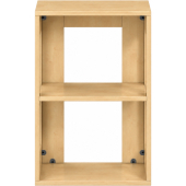 Pureo Kast open decor B 50 x H 75 x D 42 cm in ahorn – aanzicht 2
