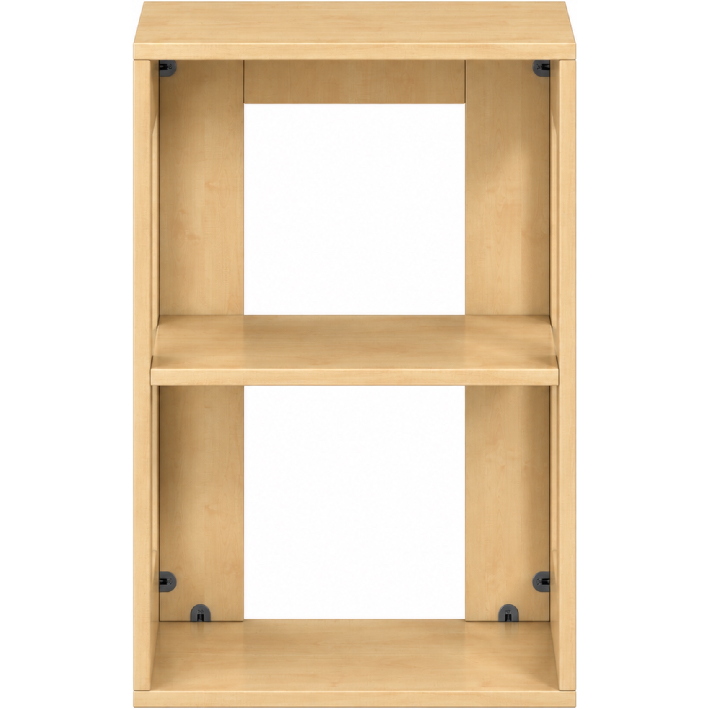 Pureo Kast open decor B 50 x H 75 x D 42 cm in ahorn – aanzicht 2