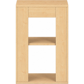 Pureo Kast open decor B 50 x H 75 x D 42 cm in ahorn – aanzicht 3