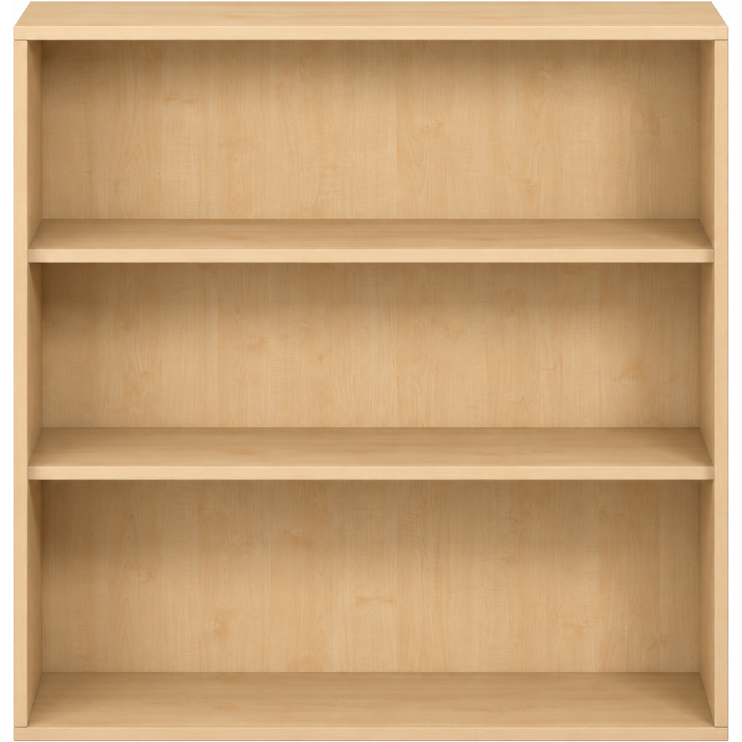 Pureo Schappenkast open decor B 100 x H 100 x D 42 cm in ahorn – aanzicht 2