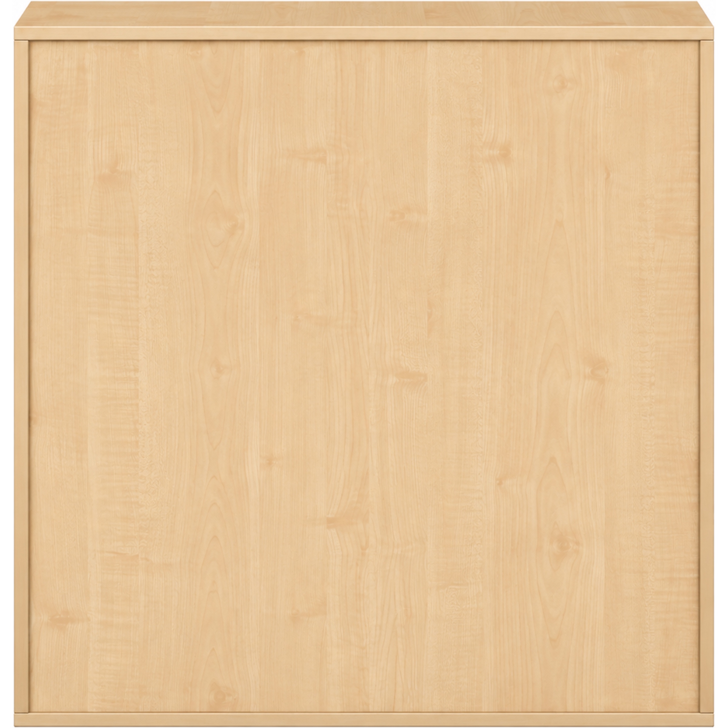 Pureo Schappenkast open decor B 100 x H 100 x D 42 cm in ahorn – aanzicht 3