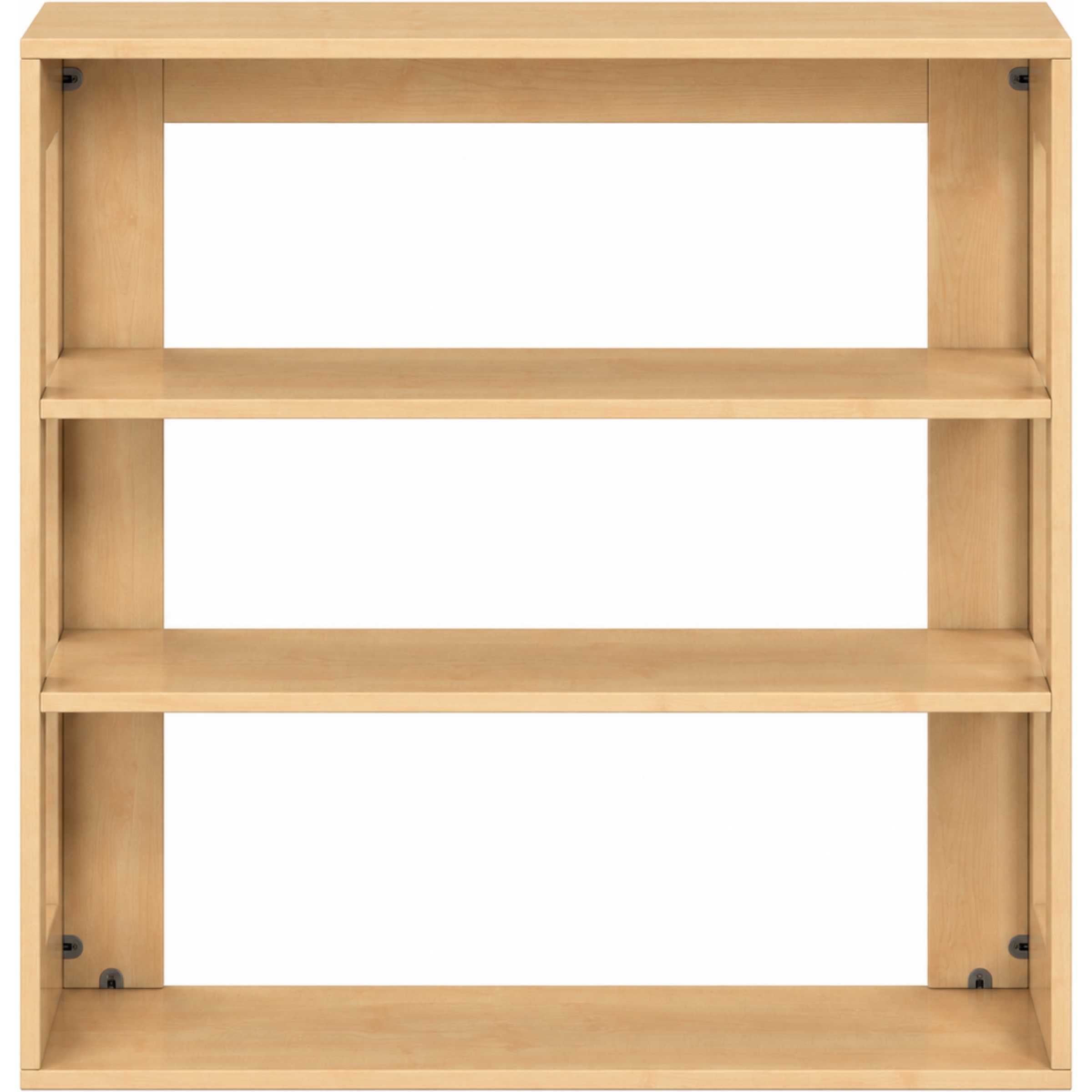 Pureo Kast open decor B 100 x H 100 x D 42 cm in ahorn – aanzicht 2