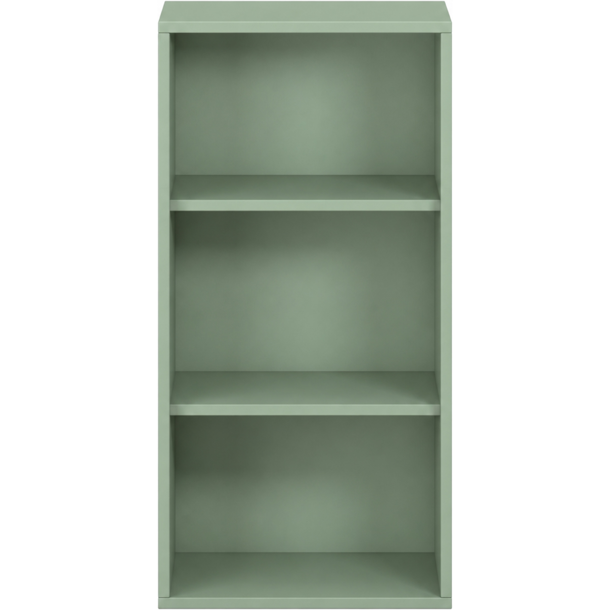 Pureo Schappenkast open decor B 50 x H 100 x D 42 cm in mint – aanzicht 2